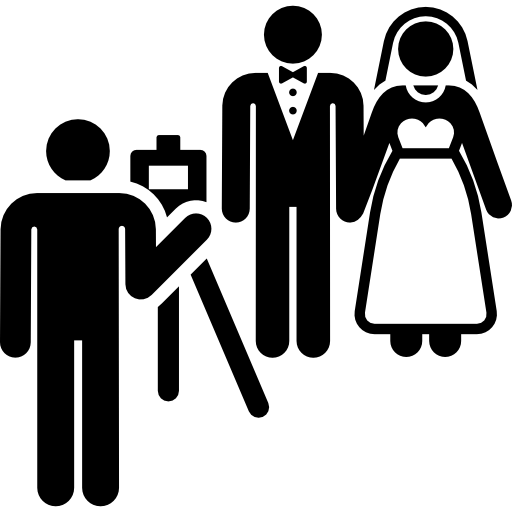 casamento Pictograms Fill Ícone