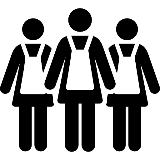 Maids Pictograms Fill icon