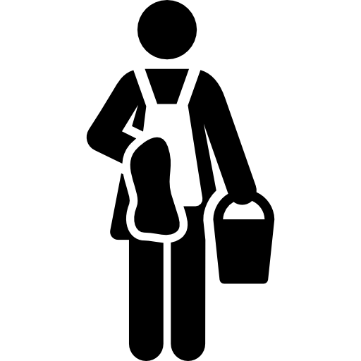 Maid Pictograms Fill icon
