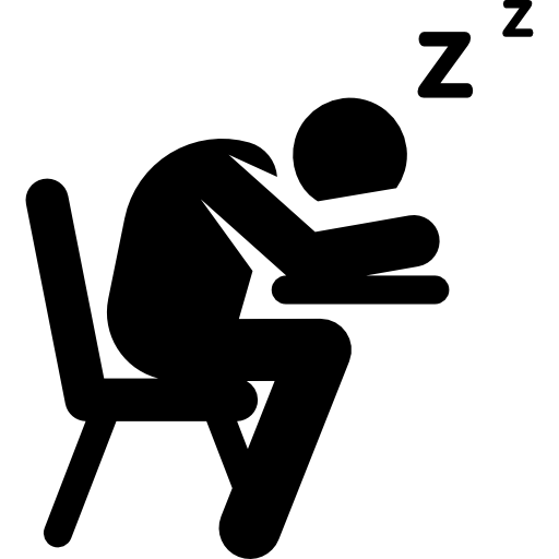 Sleeping Pictograms Fill icon