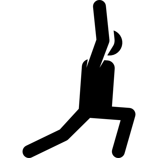 Stretching Pictograms Fill icon