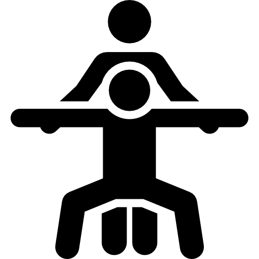 Yoga Pictograms Fill icon