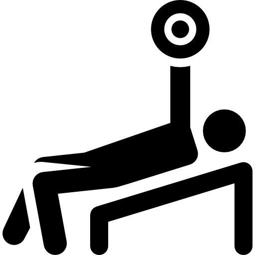 musculation Pictograms Fill Icône
