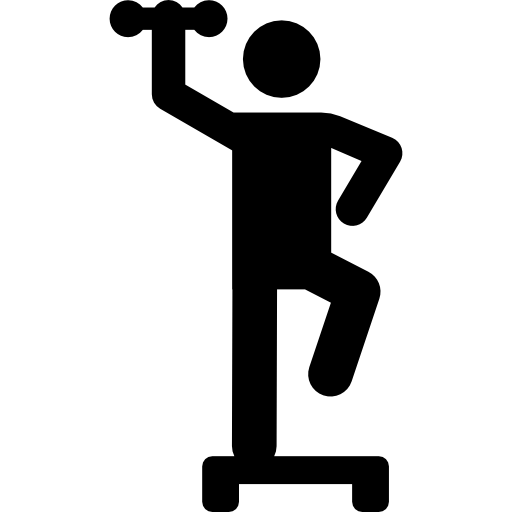 Exercise Pictograms Fill icon
