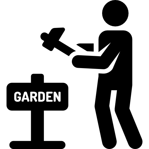 giardino Pictograms Fill icona