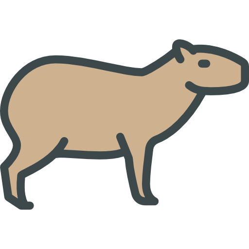 capybara Special Lineal color Icône