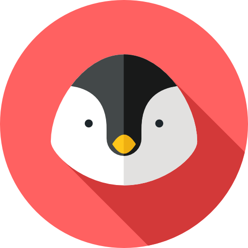 pinguin Flat Circular Flat icon