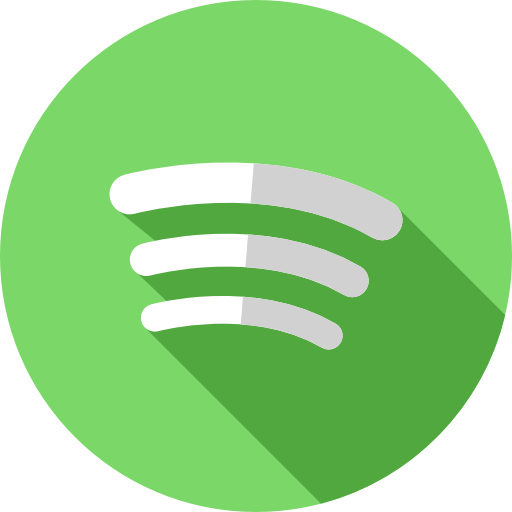 spotify Flat Circular Flat Ícone