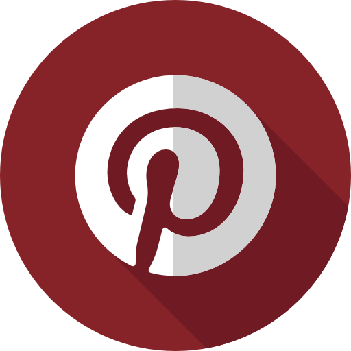 Pinterest Flat Circular Flat icon