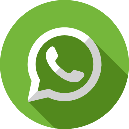 whatsapp Flat Circular Flat icoon