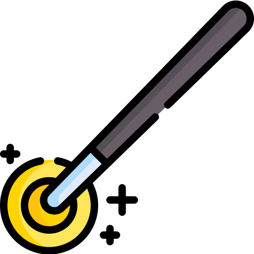 마법의 지팡이 Special Lineal color icon