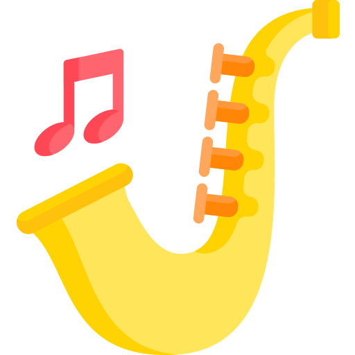 Saxofone Special Flat Ícone