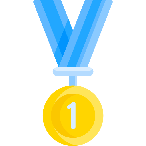 médaille d'or Special Flat Icône
