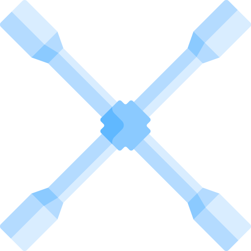 kruis moersleutel Special Flat icoon