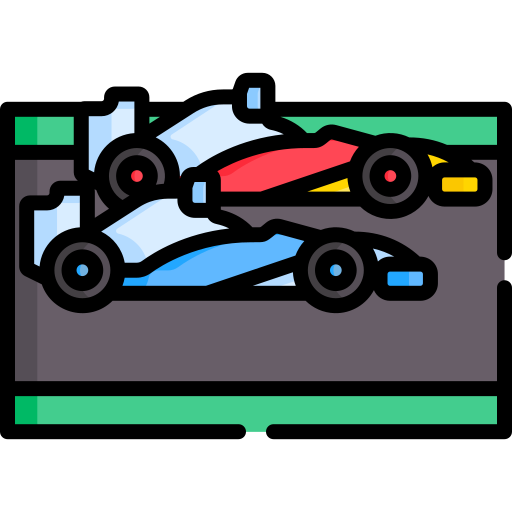 Fórmula 1 Special Lineal color Ícone