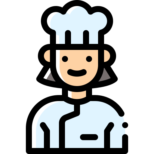 cocinero Detailed Rounded Color Omission icono