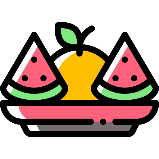 과일 Detailed Rounded Color Omission icon