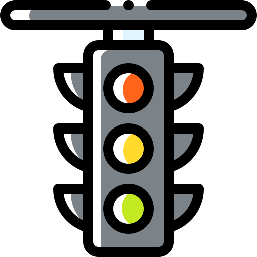 信号機 Detailed Rounded Color Omission icon