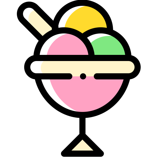 シャーベット Detailed Rounded Color Omission icon