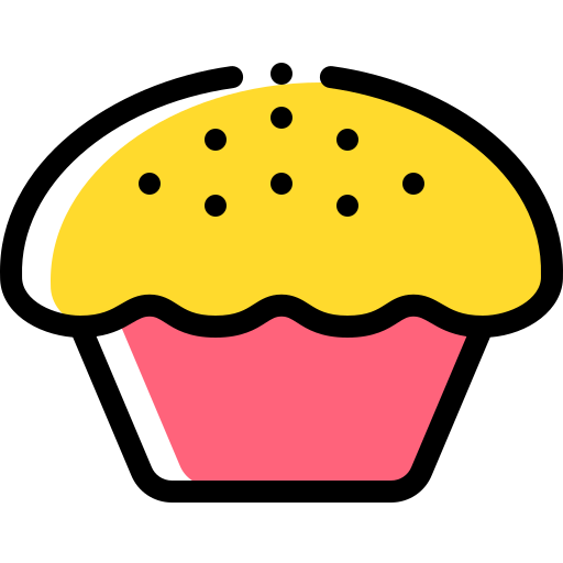 kuchen Detailed Rounded Color Omission icon