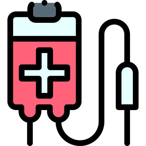Blood bag Detailed Rounded Lineal color icon