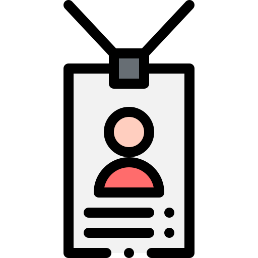 idカード Detailed Rounded Lineal color icon