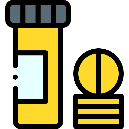 Vitamin Detailed Rounded Lineal color icon