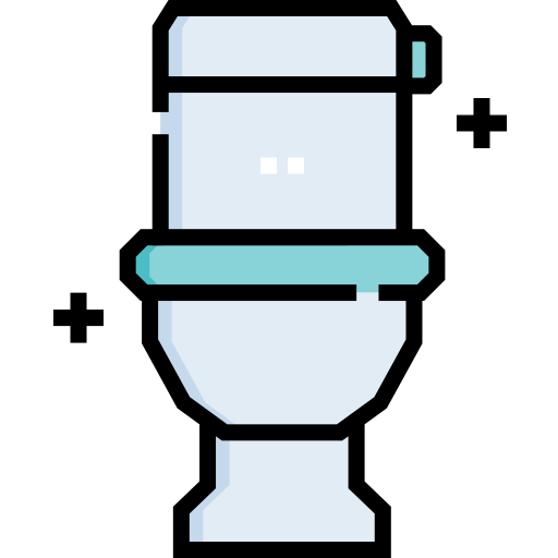 Туалет Detailed Straight Lineal color иконка