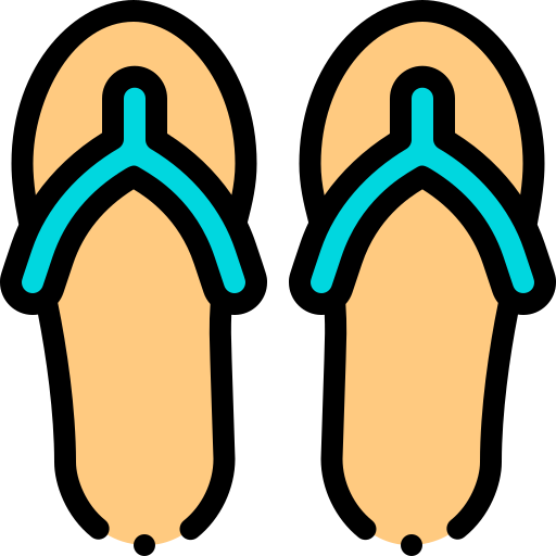Sandálias de dedo Detailed Rounded Lineal color Ícone