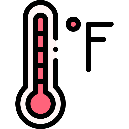 Temperature Detailed Rounded Lineal color icon