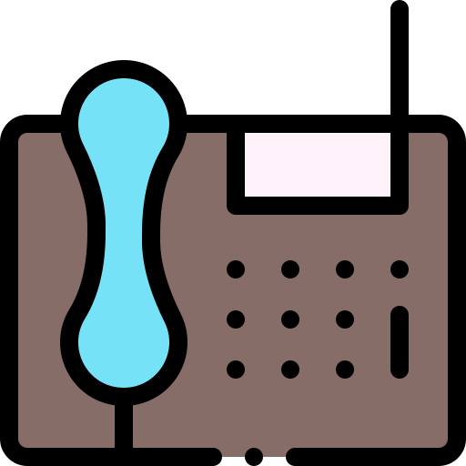 Phone Detailed Rounded Lineal color icon