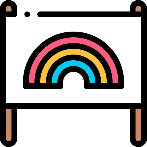 バナー Detailed Rounded Lineal color icon