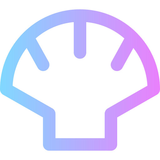 Clam Super Basic Rounded Gradient icon