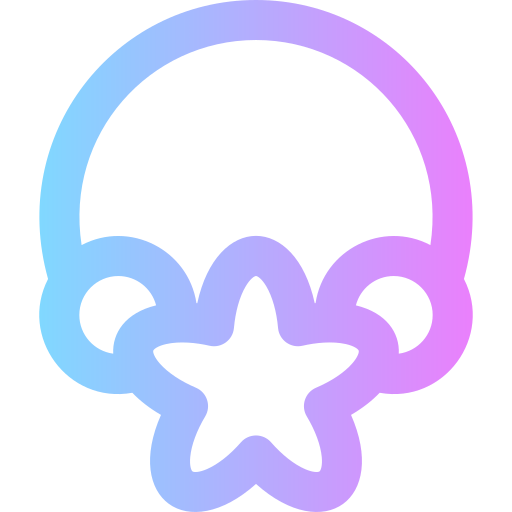 Flower crown Super Basic Rounded Gradient icon