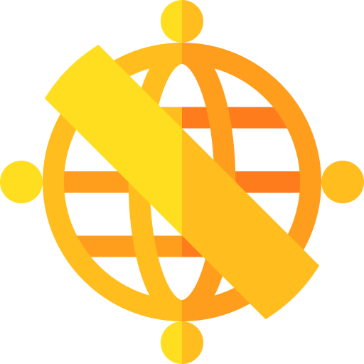 esfera armilar Basic Straight Flat icono