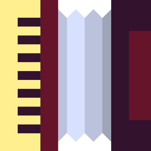 akkordeon Basic Straight Flat icon