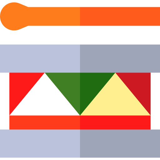 Tambor Basic Straight Flat icono