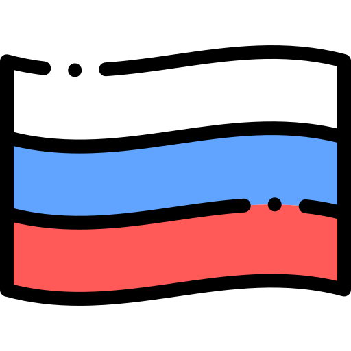 Rusia Detailed Rounded Lineal color icono