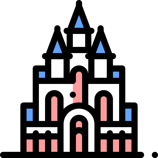 Ciudad de jabárovsk Detailed Rounded Lineal color icono