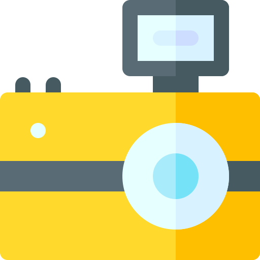 camera flits Basic Rounded Flat icoon