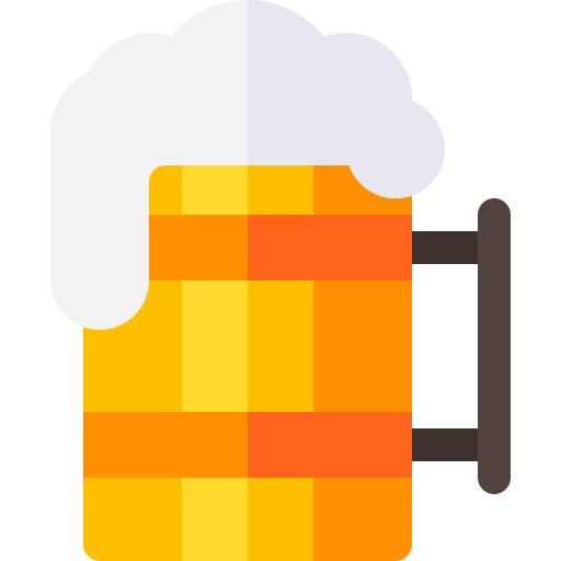 Cerveza Basic Rounded Flat icono