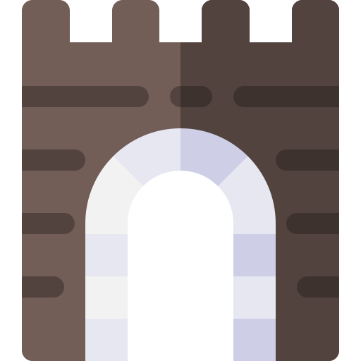 Puerta Basic Rounded Flat icono