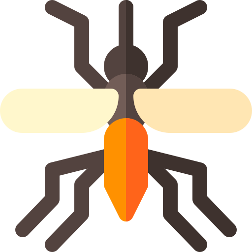 Mosquito Basic Rounded Flat icon