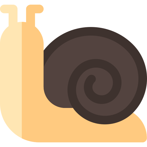 Slug Basic Rounded Flat icon