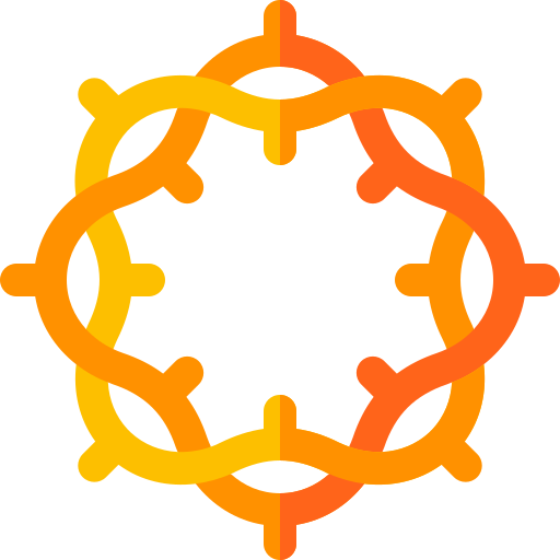 korona cierniowa Basic Rounded Flat ikona