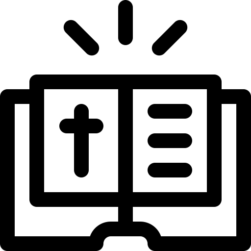 bibbia Basic Rounded Lineal icona