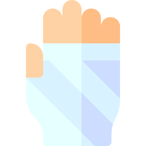 złamana ręka Basic Rounded Flat ikona