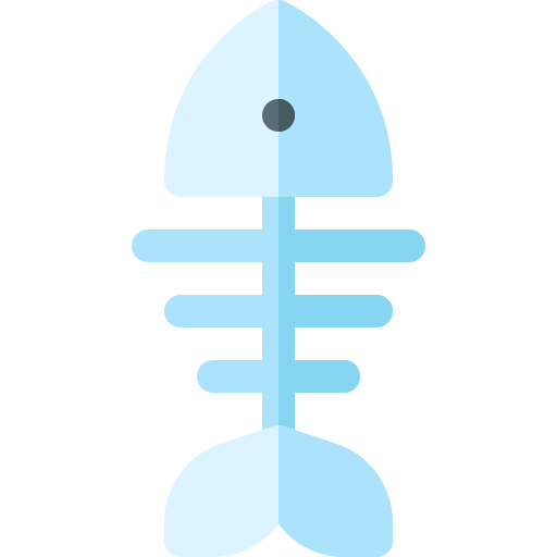 魚の骨 Basic Rounded Flat icon