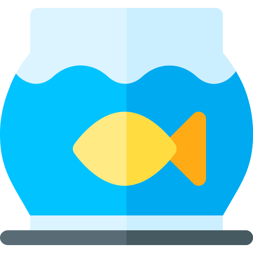 Fishbowl Basic Rounded Flat icon