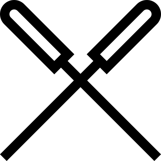 Acupuntura Basic Straight Lineal Ícone